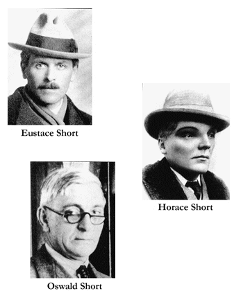 Eustace, Horace, and Oswald Short: they founded the first commercial aircraft manufacturing company.